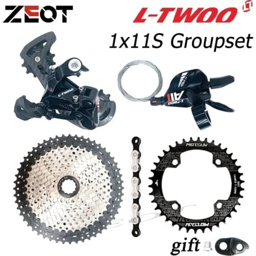 LTWOO AT11 1X11S Groupset 11 Speed Shift lever Derailleur SUNSHINE Cassette 46T 50T 52T KMC X11 Chain 104BCD Chainring 32-38T