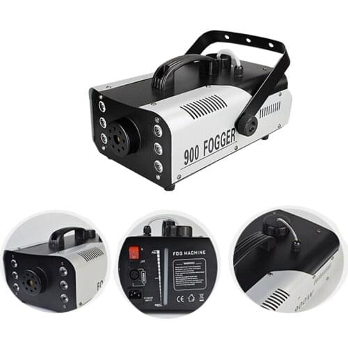 Professional DJ stage smoke machine 900W RGB 3in1 LED Fog Mist Machine with wire/remote control Disco lights effect fogger