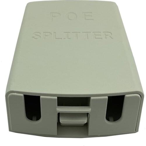 POE Splitter Box For IP Camera 48V conversion to 12V Outdoor Rain Box Isolation Type 10/100Mbps DC 2.1mm * 5.5mm RJ45