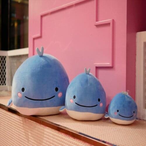 Cute Down Cotton Whale Plush Toy Super Soft Dolphin Pillow Child Gifts For Kid Toddler Toys Home Decor Stuffed Animals Plush Toy