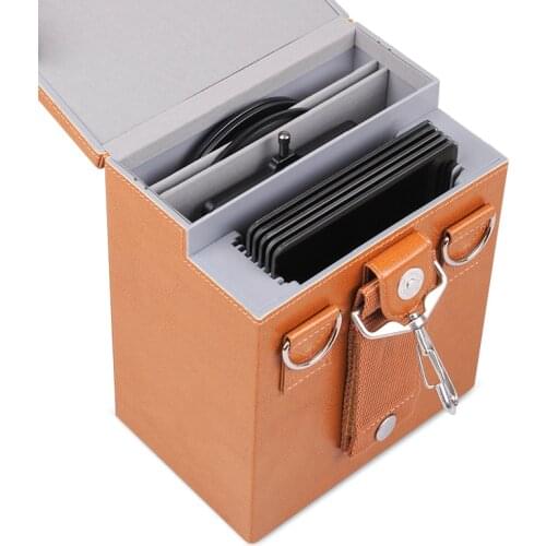 V5 pro v6 holder adapter pu lens Filter hard storage box Pouch Case bag for nd cpl Square Filters 100*100mm 100*150mm 8 Slots