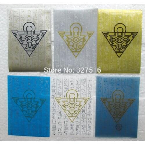 50 pcs/pack Yu Gi Oh card protect YuGiOh logo game sleeves protection CARE RERRIER cosplay board game duelist card protector toy