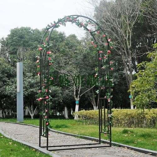 Iron arch flower truss climbing pergola arch garden arch