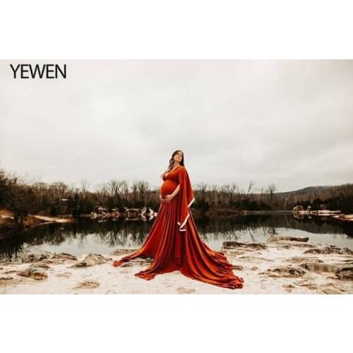 Women 2021 Maternity Dresses For Photo Shoot Long Maxi Dress Maternity Photography Props Pregnancy Dress Maternity Grown YEWEN