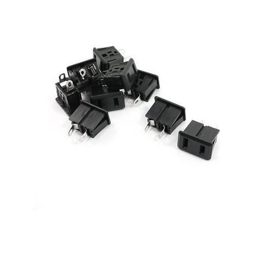 11.11 Free Shipping 10 Pcs 2 Pin Soldering Type Snap in US Socket Converter 15A 125VAC
