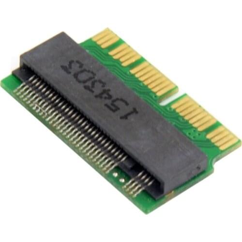 12+16 pin 2014 2015 Macbook to M.2 NGFF M-Key AHCI SSD Convert Card for A1398 A1493 A1502 A1465 A1466