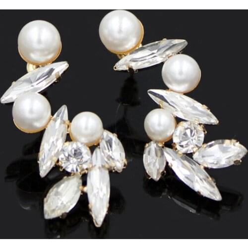 1PRS Pearl Stud Earrings Top High Quality Jewelry Shiny Wedding Pearl Earrings for Women Wedding Brider Brinco Bijoux Jewelry