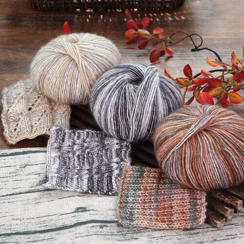 50g/Ball Camouflage Cotton Wool Crochet Yarn Soft Skin-friendly For Knitting Soft Scarf Hat Sweater Crochet Thick Wool For DIY
