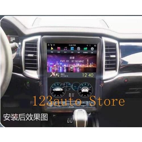 13 '' Vertical screen screen Tesla Style Android 9.0 PX6 Car DVD GPS Navigation Player radio for Ford Ranger 2016-2020 carply