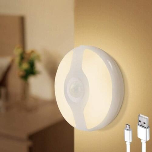 Wireless Night Light Motion Sensor Night Light, Rechargeable Battery Operated Lights with Dusk to Dawn Sensor,Standby