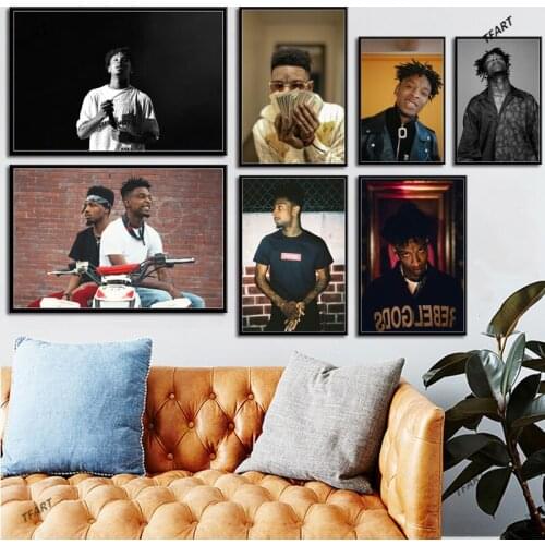 Brutal Rap Music Star Diamond Embroidered Diamond Painting Diamond Inlaid DIY Full Diamond Embroidery Living Room Home Decoratio