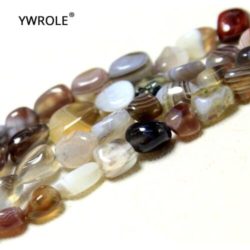 Wholesale Irregular Shape 5 -9 mm Persian Agat Stripes Natural Stone Beads For Jewelry Making DIY Bracelet Necklace 15