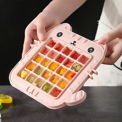 Food Grade Ice Cube Silicone Grid Cube Jumbo Square Tray Mold Mould Non-toxic Durable Bar Pub Wine Ice Blocks Maker