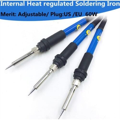 60W Electric soldering iron temperature adjustable 220V 110V Welding Solder iron rework station soldering iron accessories