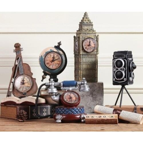 European Style Retro Resin Figure Ornaments Figurines Home Decoration Accessories for Living Room Ornaments for Home Decor