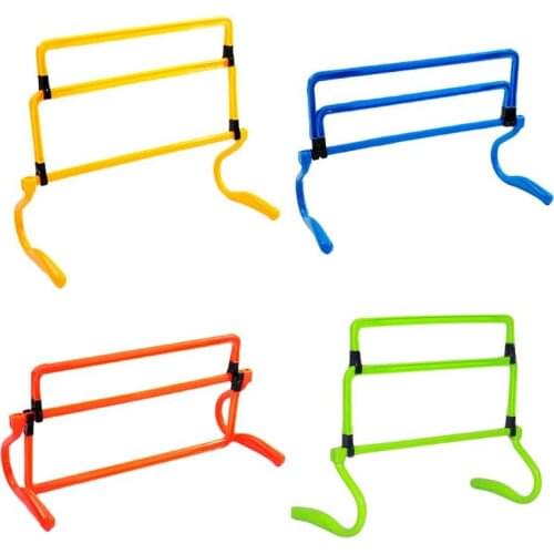 Hot Hurdle Foldable Removable Football Barrier Frame Soccer Assembled Adjustment Height Barrier For Training Sensitive Speed