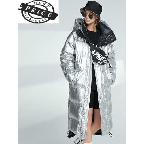 Jacket Womens Down Hooded Thick Winter Coat Men Clothing 2021 Korean Warm Long Duck Down Jackets Fashion Outwear 205a