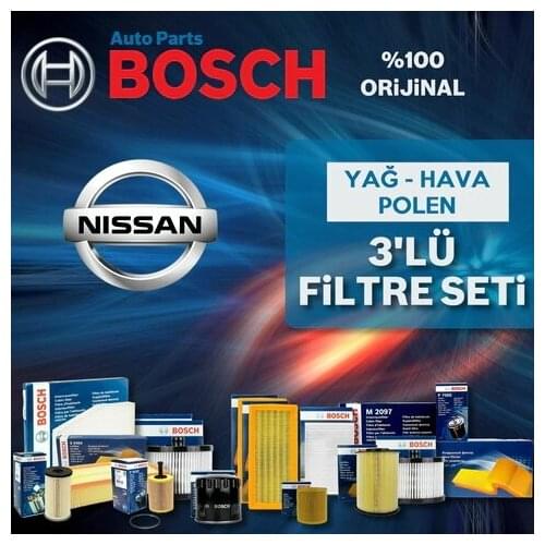 For Nissan Micra 1.2 1.4 Bosch Filter Care Set k12 2003-2010