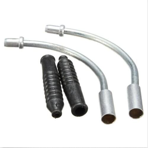 New Of Bicycle V Brake Surface Rubber Cover Protective Sleeve Hose Cable Duct Elbow Mountain Bike Brake Elbow Fittings