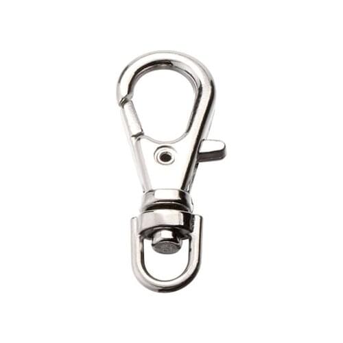 PARETO 100Pcs 23mm Small swivel snap hook key rings PK25