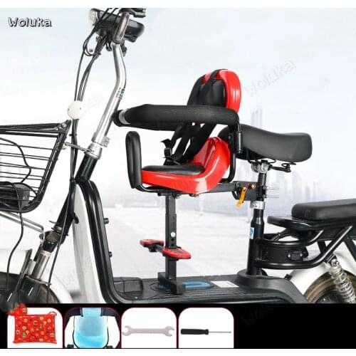 Electric motorcycle front seat pedal child safety seat front child seat CD50 Q02