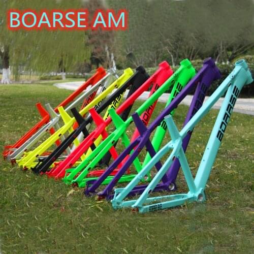 BOARSE 2021 Hard Tail Frame Quick Release AM MTB Mountain Bike Frame 26 27.5 Inch Aluminium Alloy Height 155-188cm Ultralight