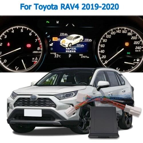 Forten Kingdom TPMS Tire Digital LCD Display Auto Security Alarm Tyre Pressure For Toyota Rav4 2019 2020