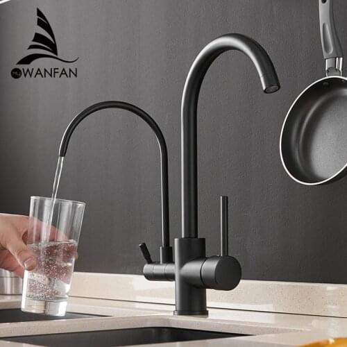 Filter Kitchen Faucets Deck Mounted Mixer Tap 360 Rotation with Water Purification Features Mixer Tap Crane For Kitchen WF-0176