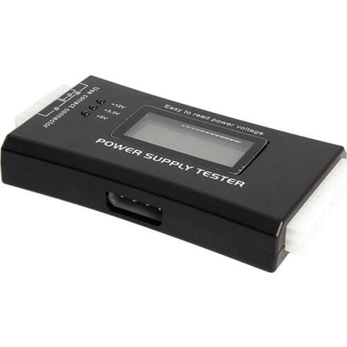Computer Mainframe Power Supply Tester ATX BTX ITX TFX Power Supply LCD Liquid Crystal Display Case Power Supply Tester