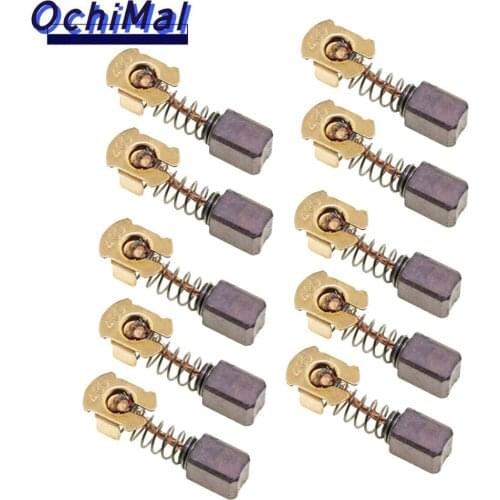 7*7*10mm 10pcs Carbon Brushes For 18v Angle Grinder Suitable For CB-430 BGA-450 BGA-452 DGA-452 GA-400 BGA-402 Hight Quality