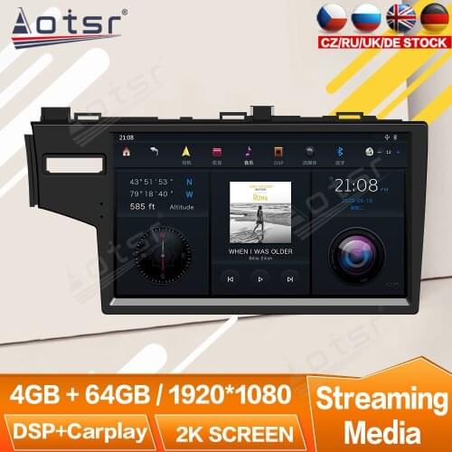 11.8” MAX-PAD Android Car Radio Stereo Autoradio Central Multimedia Player For Honda Fit 2014 2015 2016 -2020 GPS Navi Head Unit