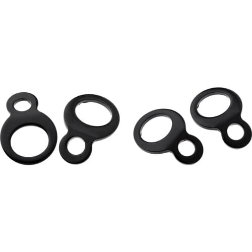 4 Pcs Stainless Steel Tie Down Strap Rings For Motorbike Dirt Bike UTV Universal for Attaching tie-downs To Triple Clamps