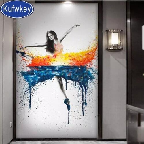 Watercolor Dancing girl diamond painting cross stitch kits 5d embroidery full square round drill mosaic puzzles woman home art