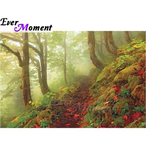 Ever Moment Diamond Painting Handmade Full Square Drill Mosaic Cross Stitch Picture Of Rhinestone Diamond Embroidery ASF1423