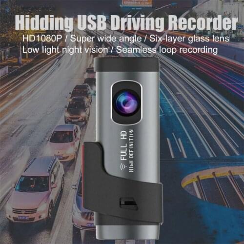 Hidding USB Driving Recorder Wireless Wifi HD Dashcam Night Vision Loop Recording Parking Monitor Intelligent Voice Dashcam G20