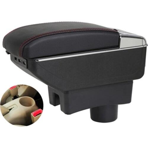 For ZAZ FORZA armrest box central Store content Storage box with cup holder ashtray accessories