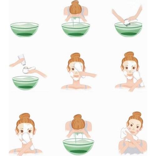 Double-sided Silicone Skin Care Tool Facial Cleanser Brush Face Cleaning Vibration Portable Massage Washing Facial Product TSLM1