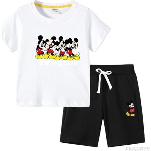 Disney Pantsuits In Disneys New Mickey Fashion Boys And Girls T-Shirts Outfits Girls Summer Tops