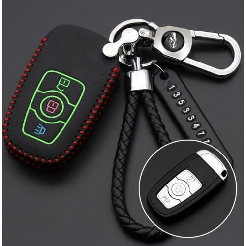 New Top Layer Leather Car Key Case Full Cover For Great Wall Haval/Hover Coupe H1 H2 H4 H6 H7 H8 H9 GMW 2015 C50 F5 F7 H2S Hoist