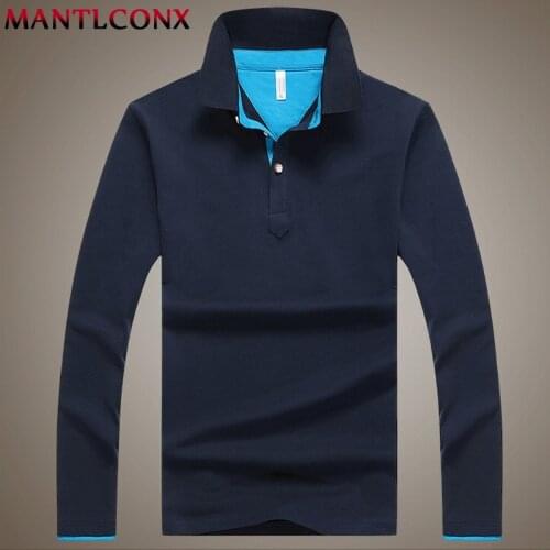 Мужские поло с длинным рукавом MANTLCONX China At AliExpress