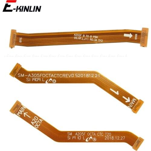 Main Board Mainboard Motherboard LCD Connector Flex Cable For Samsung Galaxy A80 A70 A50 A40 A30 A20 A10