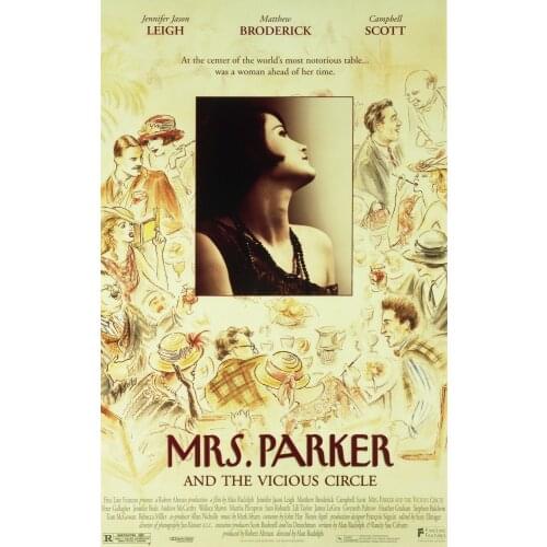 Mrs. Parker And The Vicious Circle Movie Art print Silk poster Home Wall Decor