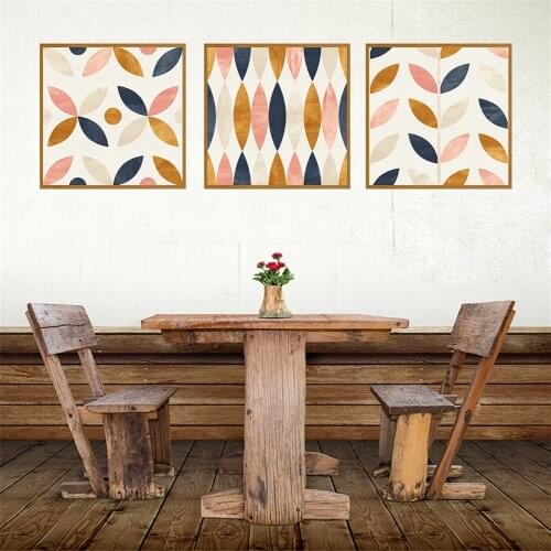 3 Piece Vintage Leaf Bundle Living Home Wall Art Print Decor Picture Poster No Frame Painting