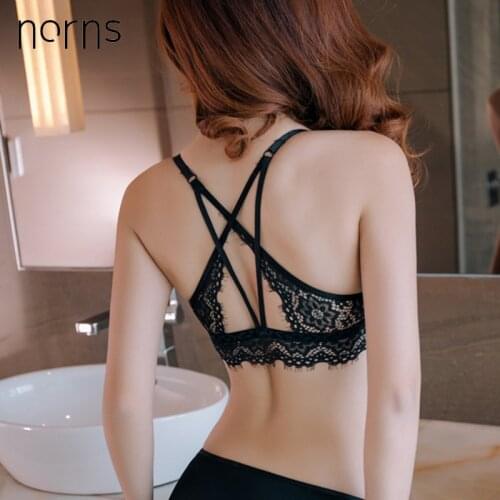 Norns sexy women underwear set lace panties push up plus size bra set lingerie bra and panty set front closure bra intimates
