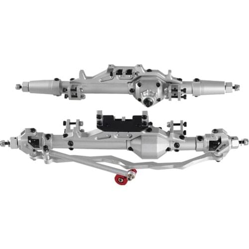 CNC ALLOY Diamond Assembled Front And Rear Axles For 1/10 RC TRUCK Axial Wraith AX10 AR60 Bomber AX90048 90018 90020 90056 Axle