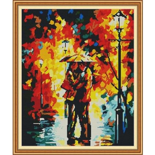 Joy Sunday cross stitch 11&14CT canvas hand embroidery DIYDMC cross stitch kit boy pattern home decoration count cross stitchkit