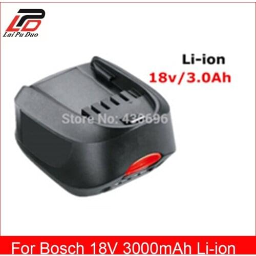 18V 3.0Ah Li-ion power tool battery Replacement For Bosch PSR 18 Li-2 2607335040 2607336039