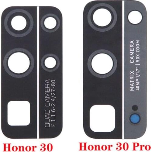 Rear Back Camera Glass Lens Cover For Huawei Honor 30 Honor 30 Pro Honor X10 with Ahesive Sticker Replacement Parts