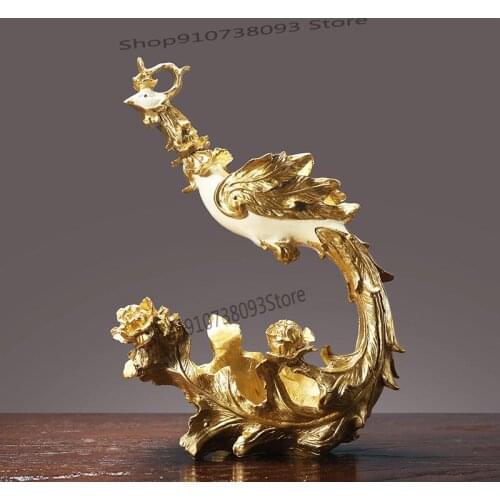 Phoenix Red Wine Rack Decoration Wine Cabinet Decoration Modern Simple Personality Home Living Room Nordic Creative Furnishings