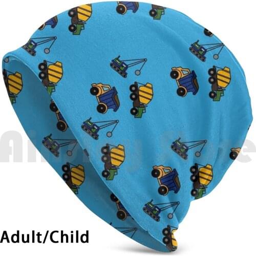 Construction Toys Beanies Knit Hat Hip Hop Construction Trucks Little Boys